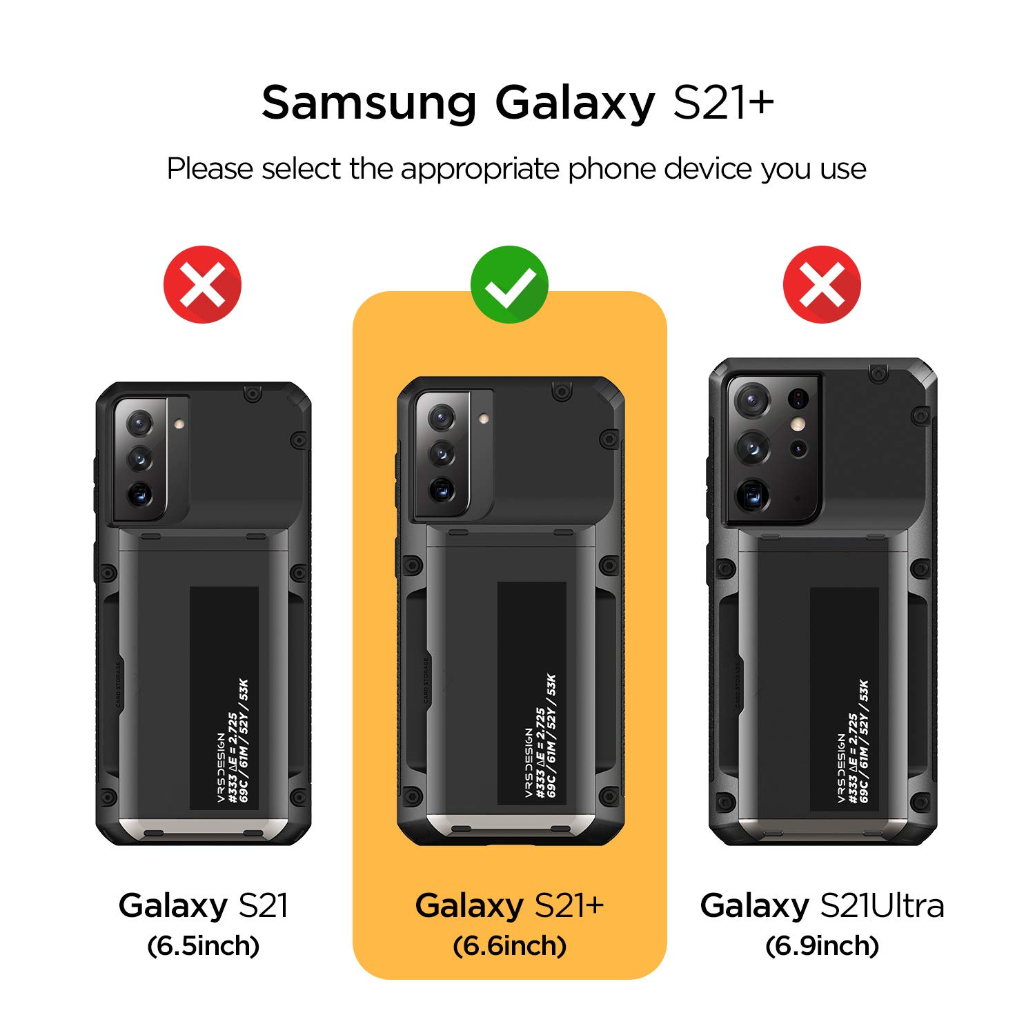 Amazon.co.jp: 【VRS】 Galaxy S21 Plus 5G 対応 ケース カード 収納 3